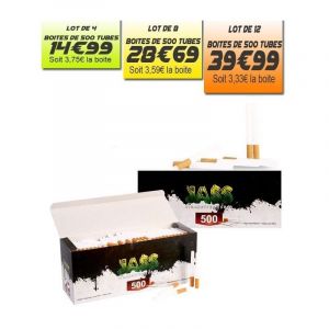 Boîte De 500 Tubes À Cigarette Jass Par 1 - Neuf