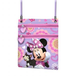 Sac &agrave; Bandouli&egrave;re Action V. - Disney Minnie Mouse Cat - Lilas - Taille Unique - Neuf
