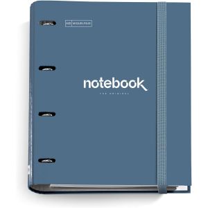 Classeur A4 &Agrave; 4 Anneaux + Recharge 100 Feuilles A4, Petits Carreaux 5 Mm, Papier 90 G/M&sup2;, Fermeture Caoutchouc, Fournitures Scolaires Et Bureau, Organiseurs, Emotions Rose - Neuf