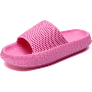 Kalanka-Pantoufles Claquettes Femmes Hommes Summer Chaussons,Massage De Douche Salle De Bain Non Glissée Séchage Rapide Orteil Ouvert Super Doux Confortable Pantoufles - Neuf
