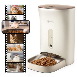 Distributeur Automatique De Nourriture Intelligent 4,5l,Amicura F1 Pro- Double Alimentation & Sécurité Renforcée Avec Caméra - Neuf