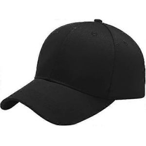 Casquette De Baseball Unisexe D&eacute;contract&eacute;e &Agrave; 6 Panneaux, Ajustable, En Coton Uni, Chapeau De Soleil De Sport - Neuf