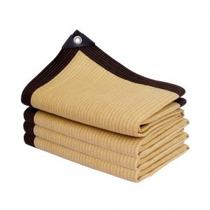 Filet D'ombrage Rectangulaire, Toile D'ombrage Claire Beige Pour Auvent Ext&eacute;rieur/Piscine/Garage - Neuf