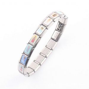 Vierge Marie Stretch Bracelets Photo Exquise Bracelet Religieux Chrétien - Neuf