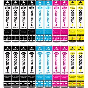 ERYI-Caidi 16Xl Cartouche D'Encre Compatible Pour Cartouche Epson 16 Xl Pour Workforce Wf-2510 Wf-2750 Wf-2760 Wf-2660 Wf-2650 Wf-2630 Wf-2540 Wf-2530 Wf-2010 (8 Noir, 4 Cyan, 4 Magenta, 4 Jaune) - Neuf
