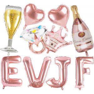 MEVRONISSHOP-Decoration EVJF, Ballon EVJF, Bride to Be Decoration, Or Rose Accessoires pour Enterrement de Vie de Jeune Fille, Hen Bachelorette Party Deco - Neuf