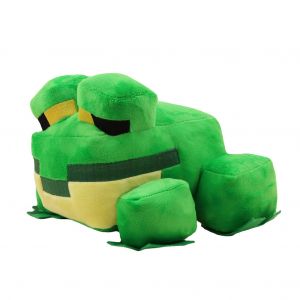 Peluche cube grenouille multicolore amusante, peluche verte, cadeau de vacances - Neuf