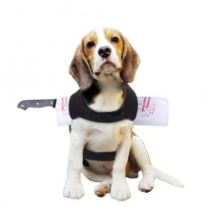 Gilet Coupe-Sang Pour Chien D'halloween, Costume Effrayant, Realiste, Accessoires De Cosplay Pour Animaux De Compagnie, Accessoire Delicat - Neuf