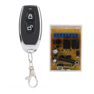 Module relais de telecommande sans fil 433 MHz, emetteur RF a deux canaux et deux touches (FD38) - Neuf