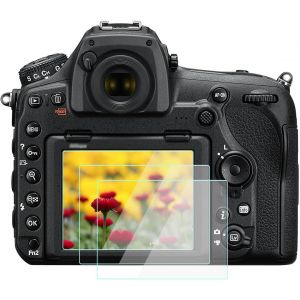 D850 D810 D750 D610 D7200 écran LCD inclinable Film de Protection en Verre trempé 0,33 mm d'épaisseur 9H Dureté Couverture Parfaite pour Nikon D850 D810 D750 D610 D7200 Digital Camera Lot de 2 - Neuf