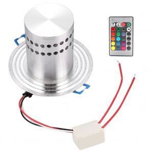 Hjlian Applique Murale Led Spirale Pour Decoration Ktv 3 W 85-265 V (Rvb Avec Telecommande) - Neuf