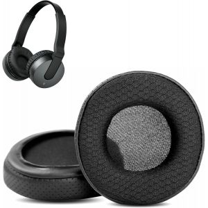 KAL-Coussinets Compatibles Avec Sony Mdr-Zx550Bn Mdr-Zx100 Mdr-Zx110Na Zx300 Zx310 V150 V300 Zx102Dpv Dr-Bt101 Casques De Remplacement Coussin (Cuir Respirant/Tissu Durable Et Mousse Mémoire) - Neuf