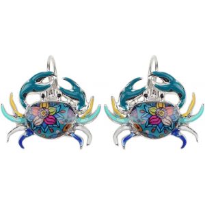Kal-Cute Émail Baleine Pieuvre Méduse Requin Boucles D'oreilles Hippocampe Plage Bijoux Pour Les Femme Filles Animaux Marins Cadeaux - Neuf