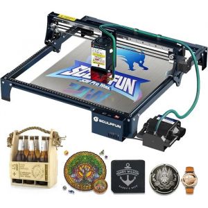 SCULPFUN S30 Pro Max Graveur Laser 20W Decoupe Laser, Acheter des accessoires Max 935 x 905 mm machine a graver laser metal pour DIY - Neuf