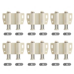 HJLIAN Lot de 6 butees de porte magnetiques a double ventouse pour armoire - Neuf