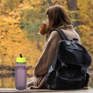 Bouteille D'eau De Sport Grande Capacite 650 Ml Pour Salle De Sport, Fitness, Cyclisme, Randonnee, Velo, Voyage, Vert - Neuf