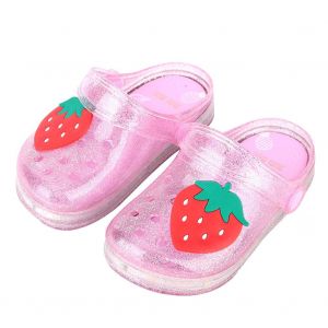 Sandales 2 En 1 Pour Enfants, Filles Et Garcons, Chaussures D'ete Respirantes Avec Eclairage Led (30) - Neuf