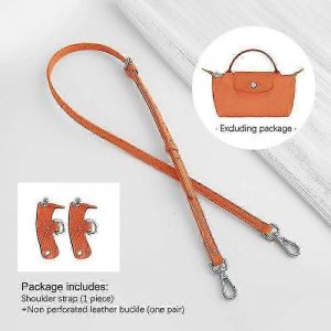 Bandouliere en cuir pour mini sac Longchamp Universite, bandouliere grise, accessoire de modification sans perforation - Neuf