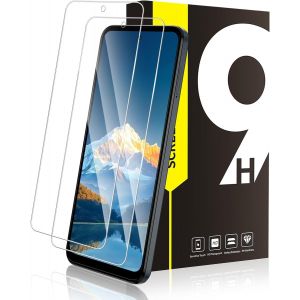 Lot De 2 Films De Protection D'&eacute;cran En Verre Blind&eacute; Pour Motorola Moto G54 5g, Bord Rond 2,5d, Ultra Transparent, Anti-Huile, Anti-Salissure, Haute Sensibilit&eacute;, Duret&eacute; 9h, Anti-Chocs - Neuf