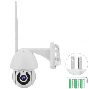 Camera de securite PTZ intelligente sans fil Wi-Fi HD 1080p (prise americaine 100-240 V) - Neuf