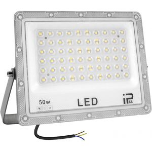 Dgbcz-Projecteur Led Extérieur 50w,6500k Blanc Froid,4916lm Super Lumineux,Ip66 Étanche, 72 Leds,Spot Extérieur Pour Jardin, Cour, Garage, Allée, Atelier, Couloir Etspot Led Extérieur De Sécurité - Neuf