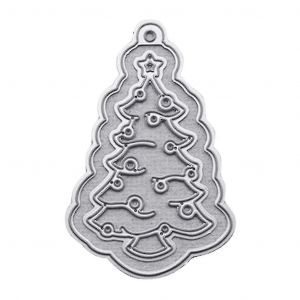 Arbre de no&euml;l Pendentif en M&eacute;tal de forme de D&eacute;coupe Gabarit de Bricolage Scrapbooking Album Papier[jl]-- - Neuf