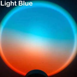 Projecteur Led Effet Coucher De Soleil Pour La D&eacute;coration Int&eacute;rieure Et La Photographie, Angle R&eacute;glable, Alimentation Usb, 12 X 25 Cm - Neuf