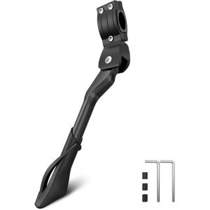 Béquille De Vélo-Réglable En Hauteur Support De Vélo De 24 À 29 Pouces-Universel Alliage D'aluminium Bicyclette Support En Caoutchouc Antidérapant Pour Bmx|Vtt|Trekking,Noir - Neuf