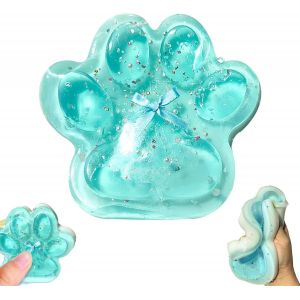 RVKAL-Jouet À Presser En Forme De Patte De Chat,Jouet Squishy Patte De Chat,Jouet Patte De Chat Anti Stress,Jouets À Presser Pour Soulager L'Anxiété,Squishy Toy Jouet,Pour Soulager Le Stress - Neuf