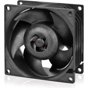 S8038-10K - Ventilateur Serveur, 80x80x38 mm, 500-10000 RPM, régulé par PWM, connecteur 4 Broches, 12 V DC - Noir.[S1231] - Neuf