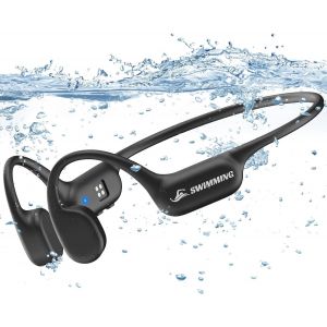 BLAZEFLUX-Ecouteurs natation IP68, conduction osseuse, MP3 32G, Bluetooth 5.4, sans fil, sport, course, velo, exercice - Neuf