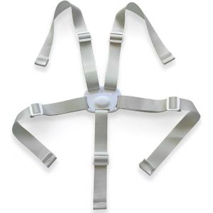 1 Pcs Harnais 5 Points Pour Poussette, Sangle De S&eacute;curit&eacute; Pour Chaise Haute, Ajustable Ceinture De S&eacute;curit&eacute; Pour Poussette, Pour Chaise Haute B&eacute;b&eacute; Landau Et Poussette Harnais Chaise Haute Bebe - Neuf