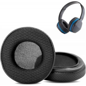 LORANKA-Coussinets compatibles avec Les &eacute;couteurs JVC HA-SBT5A Casques Coussin de Remplacement (Cuir Respirant/Tissu Durable et Mousse &agrave; m&eacute;moire) - Neuf