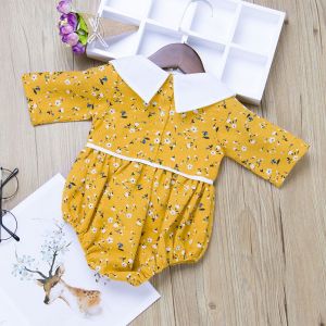 Combinaison A Imprime Floral Pour Bebe Fille, Tenue D'ete Et De Printemps (80) - Neuf