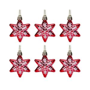 &Eacute;toile Rouge Arbre De No&euml;l D&eacute;coration Pendentif Accessoires D&eacute;coration,A - Neuf