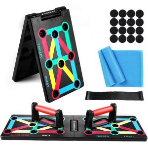 Planche Push Up Avec Poignées De Push-Up, Pliable, Avec Poignée, Planche De Fitness, Entraînement À Domicile, Musculation, Pour La Pratique, Les Épaules, La Poitrine, Les Triceps, Les Muscles - Neuf