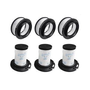 6pcs Pi&egrave;ce de rechange Pi&egrave;ce de rechange Filtre Hepa pour Zr00907 / zr009008 / rh98xx / 99xx Aspirateur Avant Arri&egrave;re - Neuf