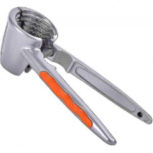 Outil D'ouvre-Pince Casse-Noix De Noix De Pécan Robuste Avec Poignée En Silicone En Acier Inoxydable,Outil De Cuisine,Pour Noix,Entonnoir - Ripj - Neuf