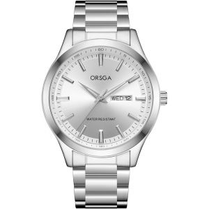Ytseazn-Montre Homme Acier Inoxydable Analogique Quartz Étanche Montre Homme Avec Calendrier Jour Et Date Grand Cadran Classique Mode - Neuf