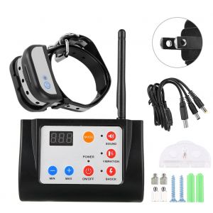 Collier De Dressage Pour Chien 2 En 1, Systeme De Cloture Electronique Sans Fil, Bip, Choc, Vibration (Etats-Unis) - Neuf