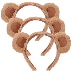 3 Bandeaux Avec Des Oreilles D'ours Des Femmes Et Des Filles, Avec Des Dessins Animés, Des Moelleux, Du Parti, Du Cosplay, De La Décoration - Neuf