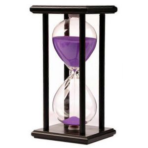 45 Minutes en Bois sablier en Violet - fabriqu&eacute;s &agrave; la main Hourglass D&eacute;coration pour la Maison, le Bureau, et les Enfants - Neuf