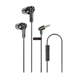 &Eacute;couteurs intra-auriculaires - Qubo - EB-100BK - Microphone int&eacute;gr&eacute; - Jack 3,5 mm - Noir - Sur l'oreille - Neuf