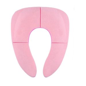 Siège De Toilette De Voyage Pliant Pour Les Tout-Petits Rose - Neuf