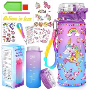 Mdy-Licorne Bricolage Gourde Fille Diy Gourde Isotherme Bouteille Kit De Loisir Créatif Enfant Jeux Créatif Fille 6 7 8 9 10 Ans Pour Idée Cadeau Noël Extérieur Jeux Enfant 2 3 4 5 6 Ans - Neuf