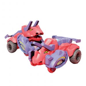 5 Racing Car Toy Crashproof Realistic Dino Toy Vehicle for Preschool Children-Rouge - Neuf