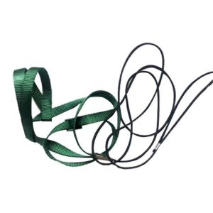 Perroquet Oiseau Harnais Laisse Extérieur Vol Traction Sangles Bande Réglable Anti-Morsure Corde D'entraînement,Gr - Neuf