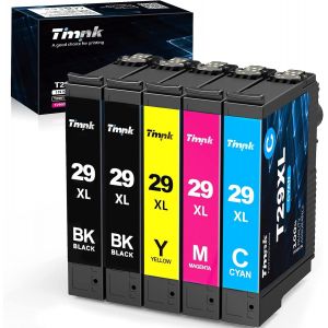 29XL Cartouche d'encre Compatible Remplacement pour Epson 29 XL pour Epson XP-255 XP-235 XP-345 XP-435 XP-245 XP-332 XP-335 XP-342 XP-247 XP-432 XP-455 XP-452 (5 Pack) - Neuf