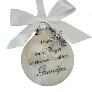 Ornements de No&euml;l Plume Boule Ange Au Ciel Ornement Comm&eacute;moratif - Neuf