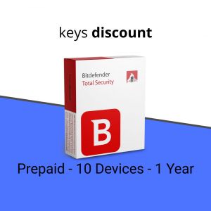 Bitdefender Total Security (10 Appareils - 1 An) - Neuf